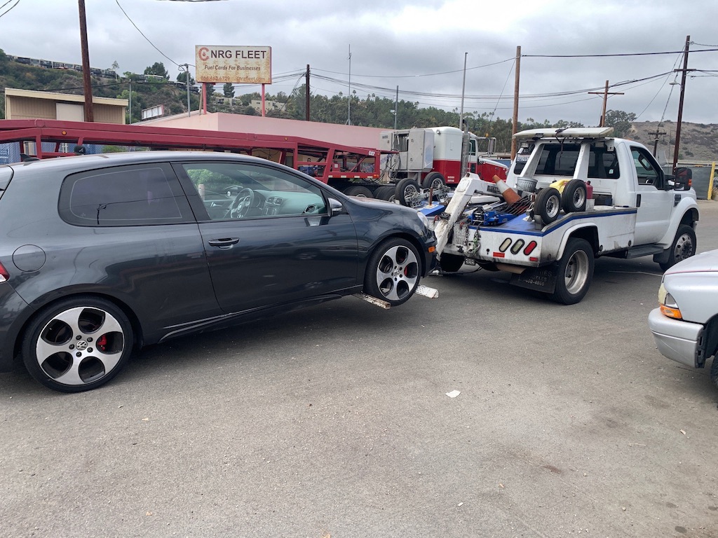 All Roadside Towing San Diego, brings in a PPI / Private Property Impound Towing.