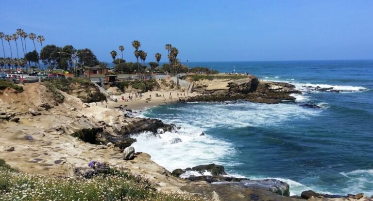 Beautiful La Jolla Cove and the Children's Pool. All Roadside Towing is tow truck la jolla.