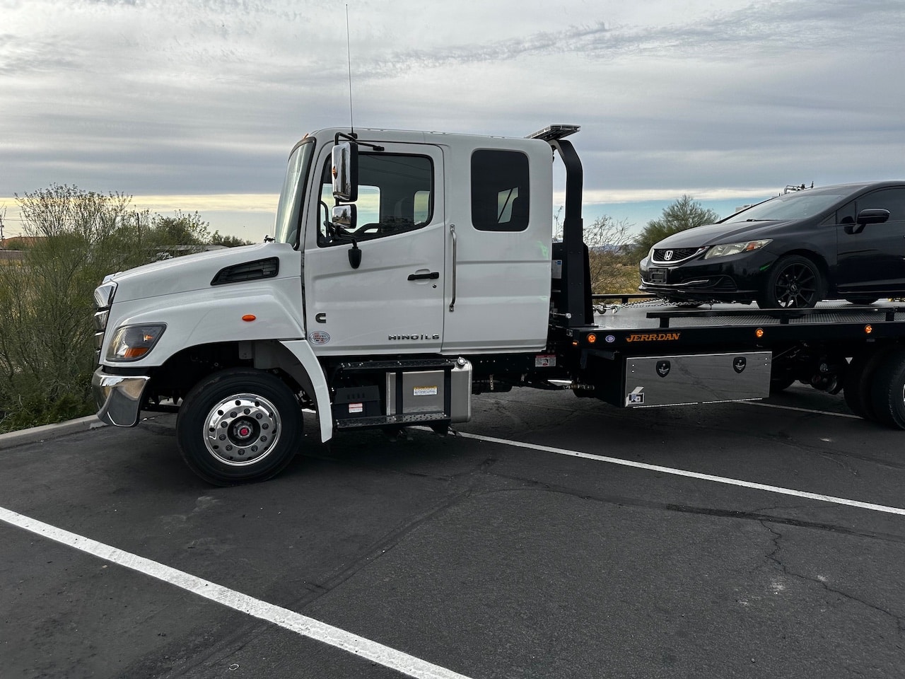 The New Hino at San Diego Towing.