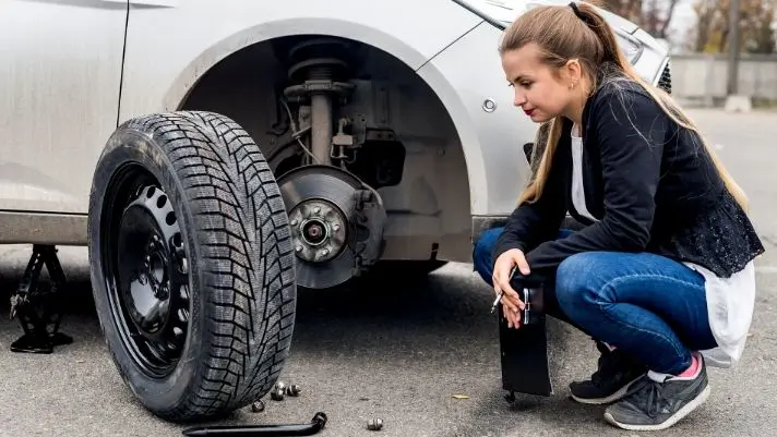 All Roadside Towing will help with your flat tire changes to your spare tire fast.