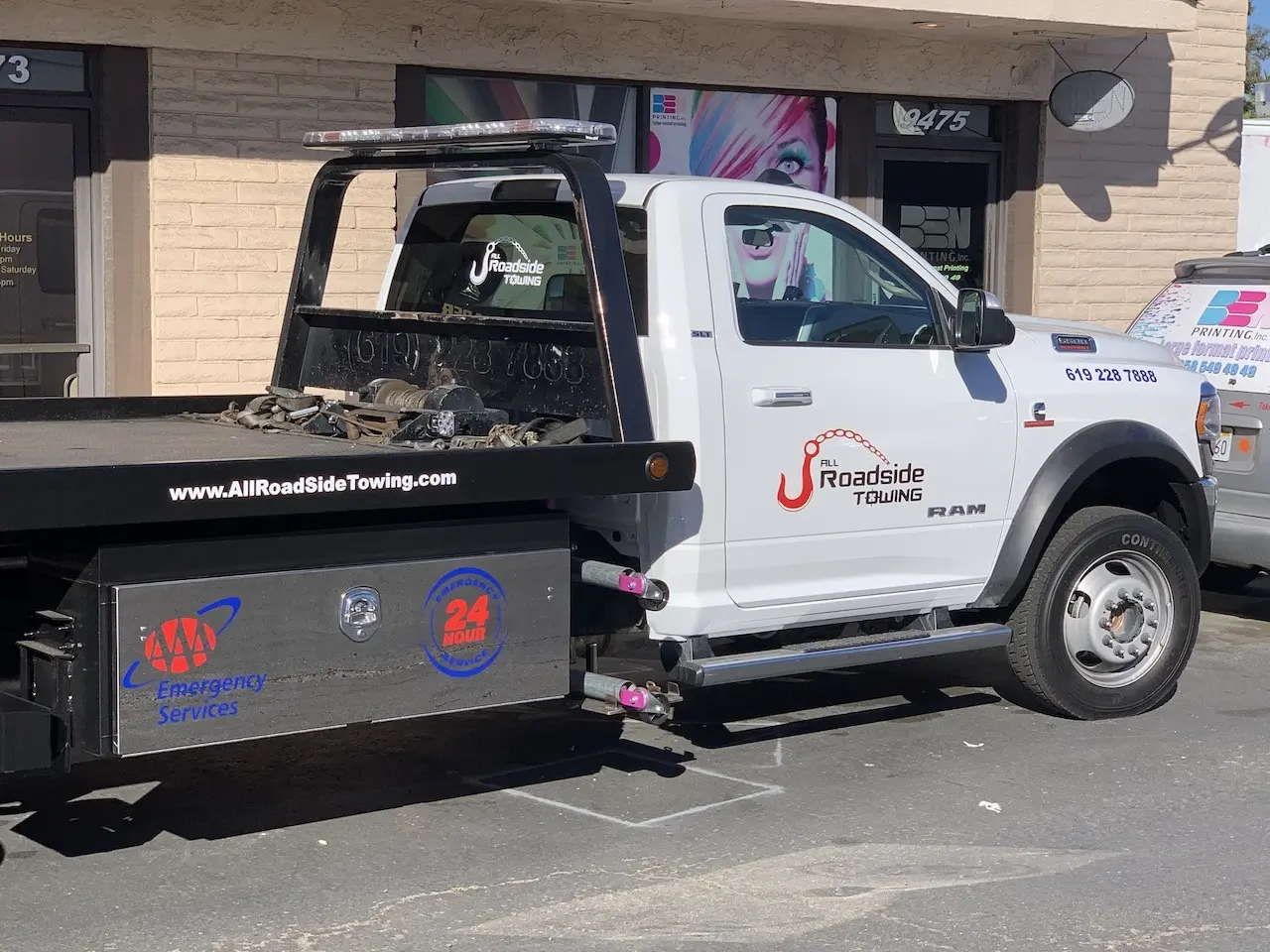 New Flatbed for All Roadside Towing Company