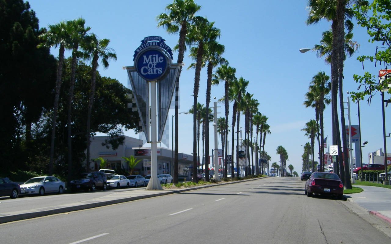 The Mile of Cars in National City is a favorite place for the best towing company in National City.