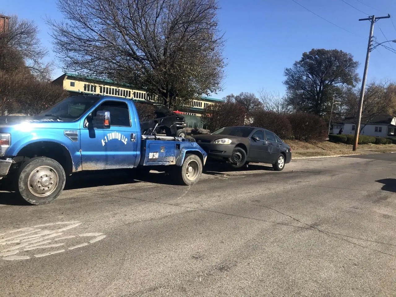 Lonely Tow down a Country Road. Contact Us if you get stuck out of town, give us a call!