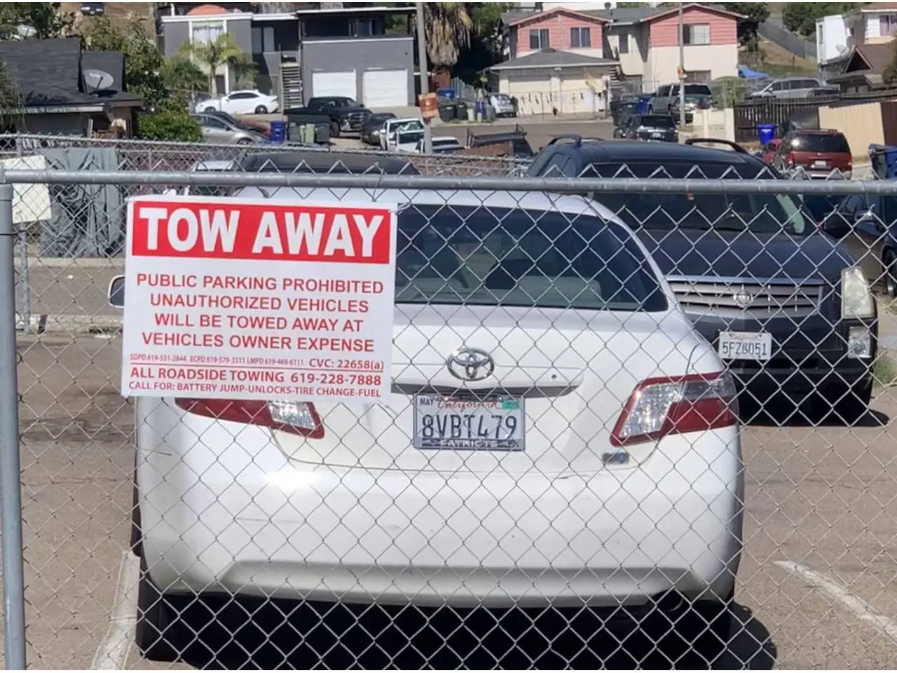 Private Property Impound Towing starts with signs hung at your property.